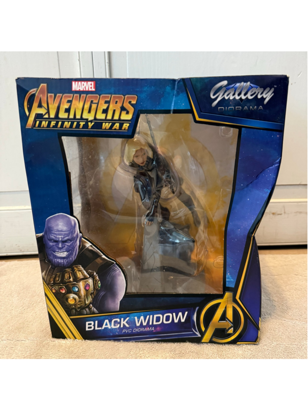 Marvel Avengers Infinity War Black Widow Gallery Diorama 9in